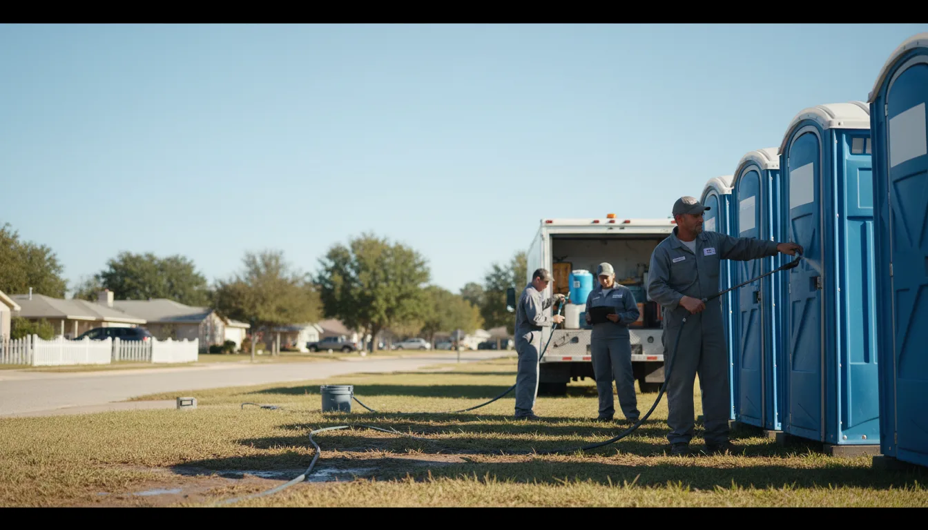 Long-Term Portable Toilet Rental in Gilman, IL near me
